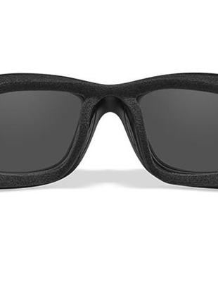 Очки wiley x gravity smoke grey matte black frame4 фото