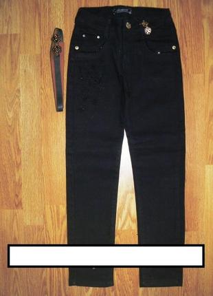 Коттоновые брюки для девочек