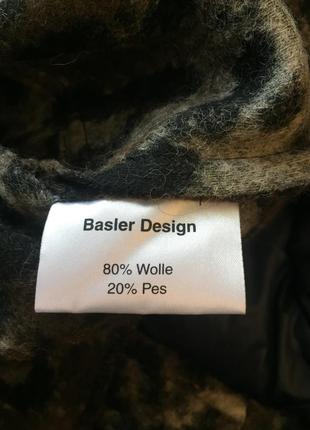 Асиметричний вкорочений  вовняний піджак, жакет basler  64-70 р.6 фото