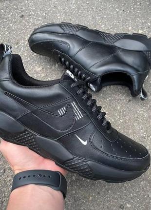 Чоловічі шкіряні кросівки nike4 фото