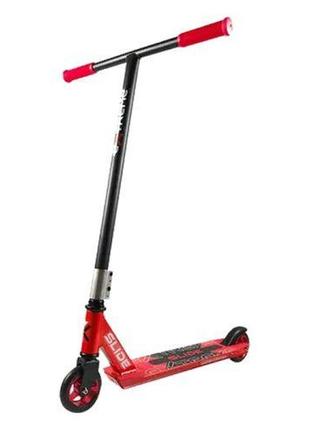 Самокат трюковий двоколісний, червоний (транспортувальне паковання)