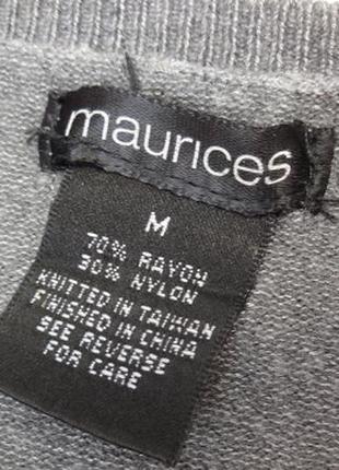 Maurices. базовая блузка на запах. вискоза.5 фото