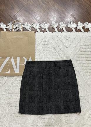 Шерстяная юбка в стиле massimo dutti zara h&amp;m2 фото