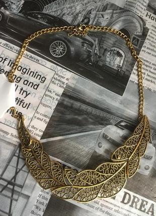Ожерелье колье чокер цепочка под воротник ланцюжок3 фото