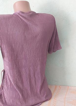 Легкая футболка блуза мелкое плисе3 фото