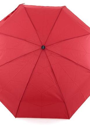 Жіноча червона автоматична компактна парасолька жіноча автоматична2 фото