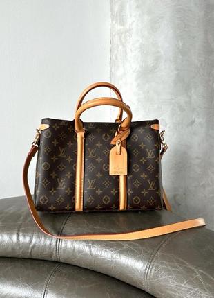 Сумка большая кожаная lv monogram