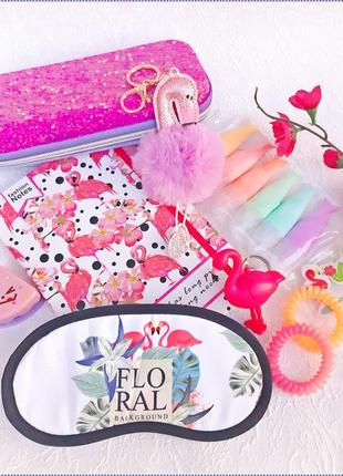 Подарунковий набір для дівчинки рожевий фламінго арт.mf1418 фото