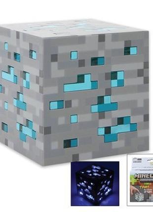 Светильник куб minecraft майнкрафт алмазная руда с usb