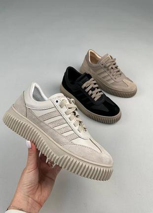 Кожаные кеды