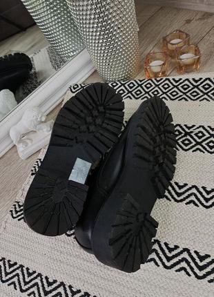 Брендові стильні туфлі оксфорди черевики на товстой підошві h&m🖤8 фото