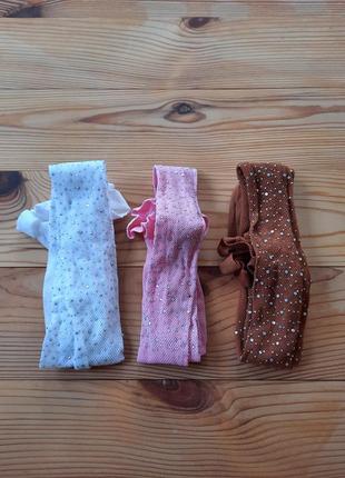 Капронки в сіточку зі стразами 3-7 роки