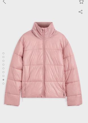 Куртка стеганная oysho primaloft® с капюшоном оригинал8 фото