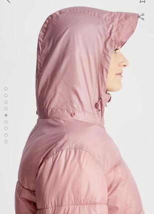 Куртка стеганная oysho primaloft® с капюшоном оригинал3 фото