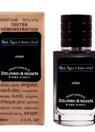 Zielinski & rozen black pepper & amber, neroli