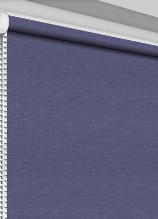 Рулонна штора rolets меланж джинс 1-733-1000 100x170 см відкритого типу блідо-синя