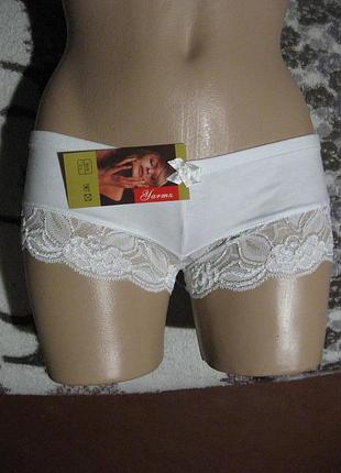 Трусики с кружевом новые,бирки.