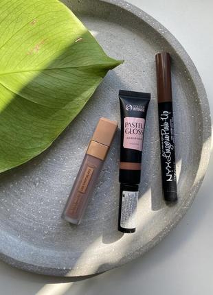 Сет для губ l’oreal, nyx, color intense блеск, стойкая помада, помада стек