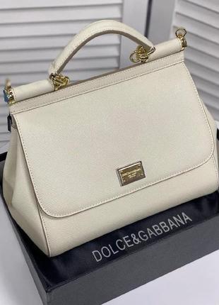 Кожаная сумка в стиле dolce and gabbana