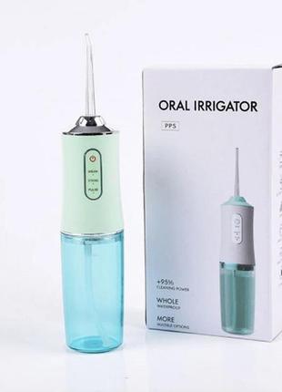 Ирригатор для зубов и полости рта portable oral irrigator1 фото