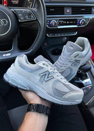 Светлые кроссовки new balance 2002 r замшевые текстиль замша пастельные кроссы eva подошва эва3 фото