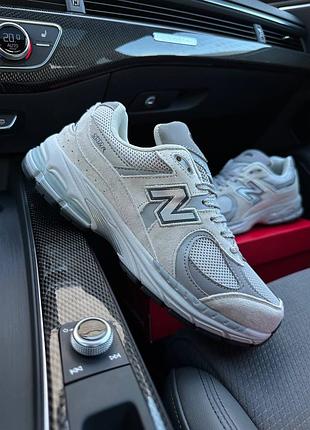 Світлі кросівки new balance 2002 r замшеві текстиль замша пастельні кроси eva підошва ева