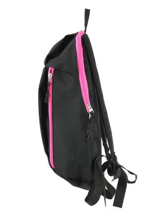 Городской рюкзак wallaby 151 черный с розовым5 фото