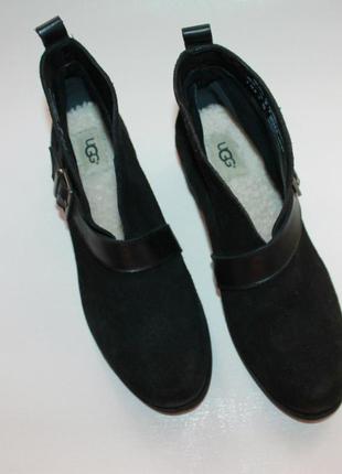 Замшевые/кожаные ботинки ugg6 фото
