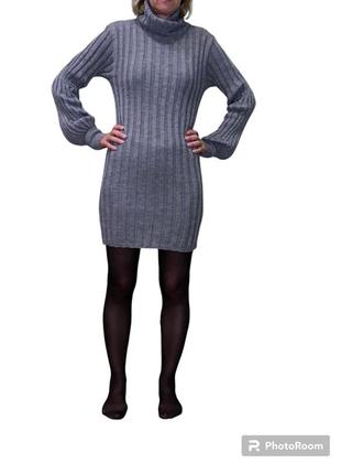 Сукня туника свитер светр туніка платье вʼязане вязаное м бренд1 фото