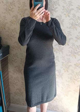 Облегающее платье вязаное футляр noom хлопок4 фото