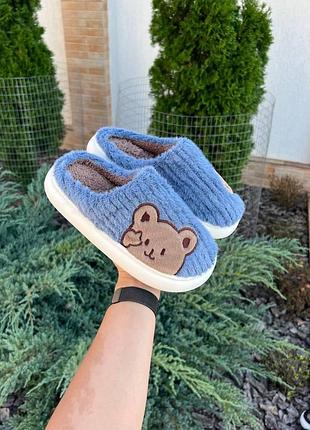 Жіночі капці d3852-17 сині 36/37