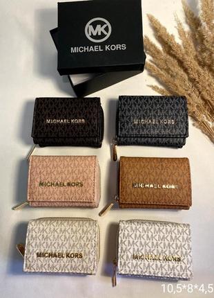 Женский кошелек с буквами в стиле michael kors кошелек стиля мишель корш6 фото