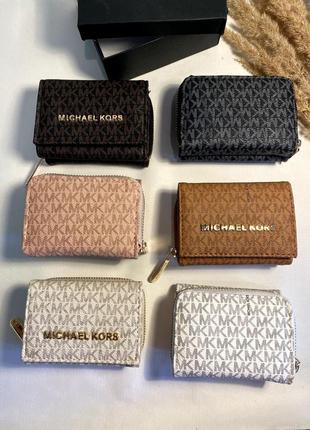 Женский кошелек с буквами в стиле michael kors кошелек стиля мишель корш8 фото