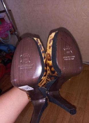 Новые туфли-лодочки stuart weitzman с леопардовым8 фото