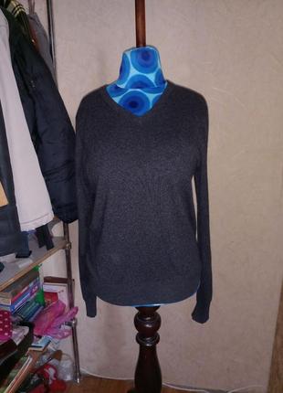 Кашемировый пуловер 46 размер2 фото
