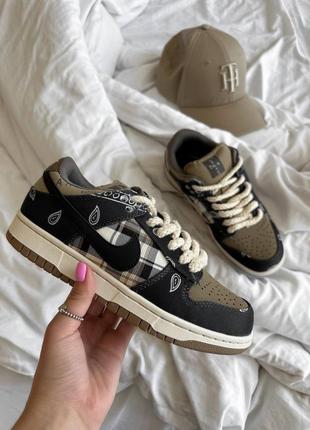 Топ 🔥 кроссовки nike sb dunk travis scott6 фото