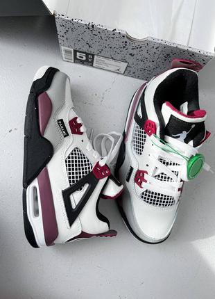 Кроссовки nike jordan retro 4 bordo