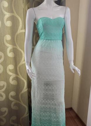 Шикарное платье ажурное