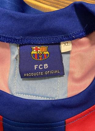 Футболка чоловіча футбольна fc barcelona 2005/2006 від fcb official3 фото