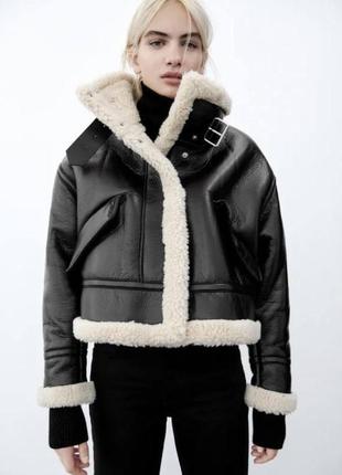 Дубленка женская мега стильная