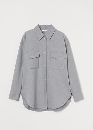 Жіноча сіра сорочка h&m