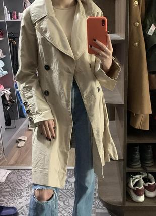 Тренч плащ zara
