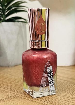 Оригинальный лак для ногтей с аргановым маслом sally hansen color therapy sheer nail color 191 pomegratitude оригинал лак дляногтей2 фото