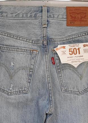 Джинсы levis 501 skinny5 фото