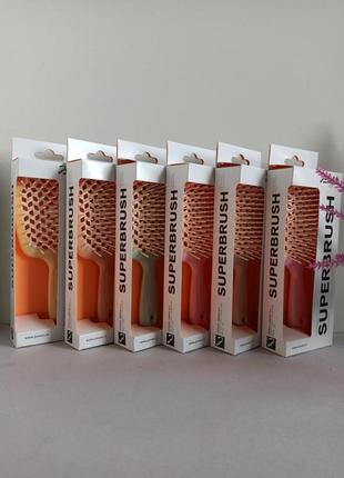 Расческа для волос janeke супербраш стандарт оригинал италия темно-бежевый