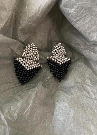 Серьги из бисера