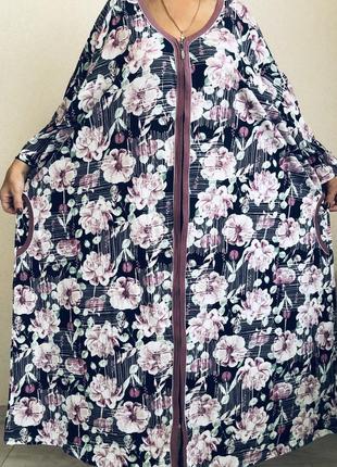 Жіночий халат на блискавці супербатал 78р2 фото