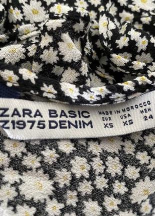 Распродажа❌ летний сарафан в ромашку zara3 фото