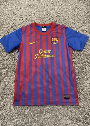 Футболка подростковая футбольная fc barcelona 2011/2012 на 12-13 лет от nike