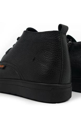Фирменные мужские зимние ботинки натуральная кожа + молния braxton3 фото